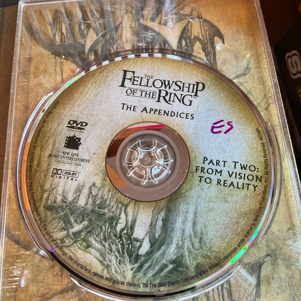 DVD - The Fellowship of the Ring By J.R.R.Tolkien. V17